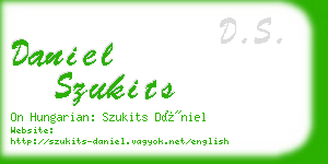 daniel szukits business card